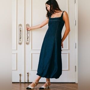 Zara Denim Balloon Dress